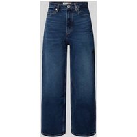 Marc O'Polo Wide Leg Jeans aus elastischem Baumwoll-Mix Modell 'TOLVA' in Marine Melange, Größe 28 von Marc O'Polo