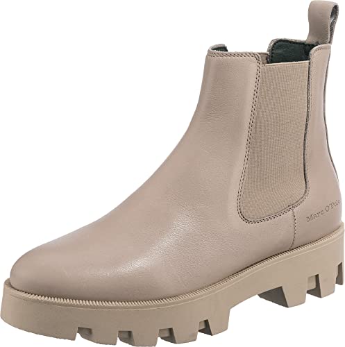 Marc O'Polo adult Stiefelette Boots Chelsea Damen Beige Ne sonstige Gr. 38 von Marc O'Polo