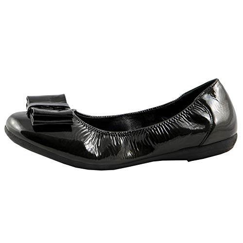 Marc Shoes Janine, Damen Geschlossene Ballerinas, Schwarz (Cow Patent black 00835), 36 EU (3.5 UK) von Marc Shoes