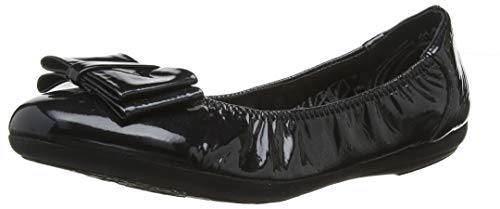 Marc Shoes Janine, Damen Geschlossene Ballerinas, Schwarz (Cow Patent Black 00835), 39 EU (6 UK) von Marc Shoes