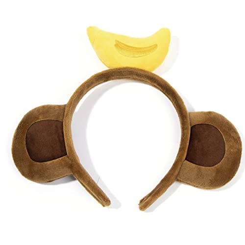 Affen-Haarreif, Bananen-Haarband, Themenparty, Kopfschmuck, Waschen, Gesicht, Stirnband, Cartoon-Tier-Haarbänder Affen-Haarreif, Bananen-Haarband, Themenparty, Kopfschmuck, Waschen, Gesicht, Stirnband, Cartoon-Tier-Haarbänder von MARCBUSE