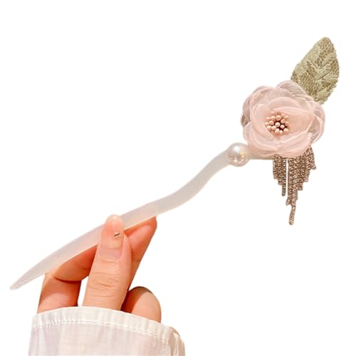 Baumelnde Haarnadel, Blumen-Haarnadel, antikes Fransen, Essstäbchen, Haarnadel für weibliche chinesische Kostüme, Haarstyling-Accessoires von MARCBUSE