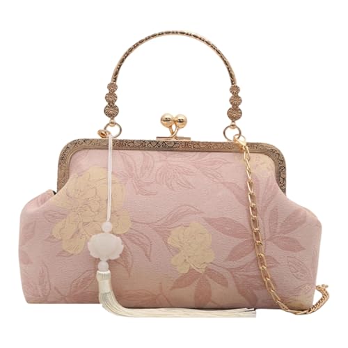 Damen-Umhängetasche, chinesischer Stil, Handtaschen, Geldbörsen, gemusterte Clutches, Geldbörse, trendige Knödeltaschen zum Einkaufen, chinesische Umhängetasche, B, One Size Damen-Umhängetasche, chinesischer Stil, Handtaschen, Geldbörsen, gemusterte Clutches, Geldbörse, trendige Knödeltaschen zum Einkaufen, chinesische Umhängetasche, B, One Size von MARCBUSE