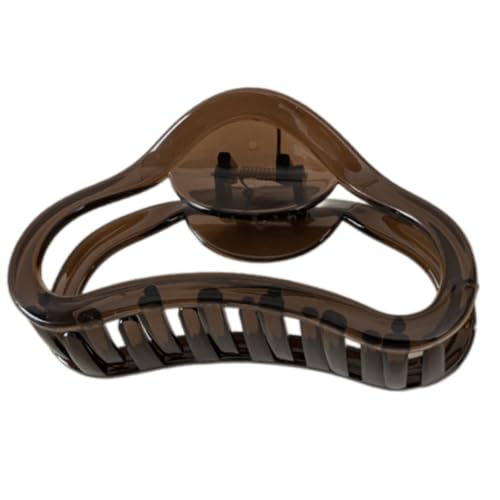 Große ausgehöhlte Haarklammer für weibliche Geleefarbe, starker Haarverschluss, rutschfester Pferdeschwanz-Halter, Frauen-Haarklammer von MARCBUSE