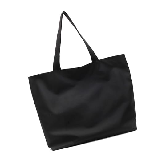 MARCBUSE Stilvolle Unisex-Tasche in Übergröße, leicht, praktisch, Nylon, bequemer Gurt, Laptop-Arbeitstasche 2025 Design, große Kapazität Laptop, Schwarz , One Size von MARCBUSE