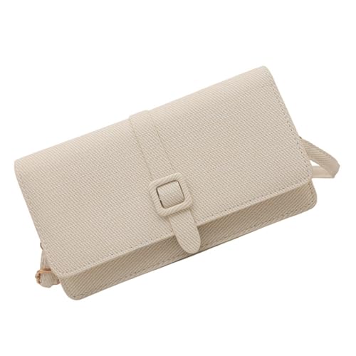 MARCBUSE Umhängetasche aus PU-Leder für Damen, trendig, klein, quadratisch, Umhängetasche, schlichtes Pendeln, modische Kuriertasche für Damen, Schultertasche, PU-Leder, Umhängetasche, modische von MARCBUSE