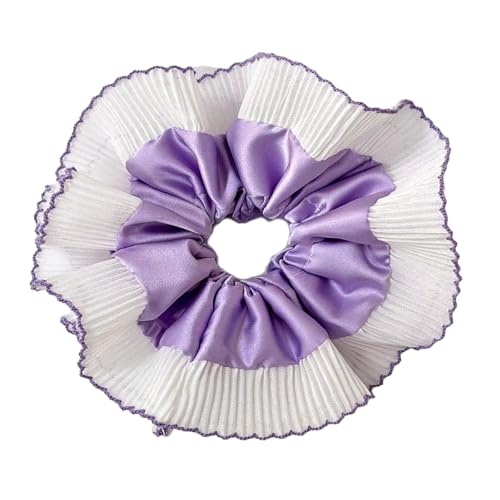 Modische Haargummis für Frauen, doppellagig, groß, elastisch, französisches Haar, Haargummis, Haar-Accessoires, Krawatten von MARCBUSE