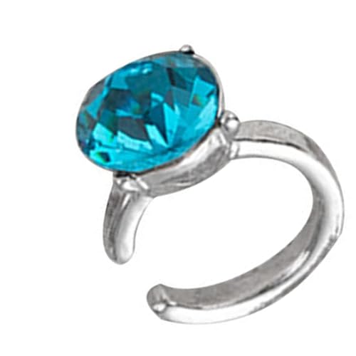 Ohrklemme ohne Piercing, mit mehrfarbigen Zirkonia-Steinen, komfortables Legierungsdesign für empfindliche Ohren, Partykleidung, Ohrklemme für Damen, Einheitsgröße, Wie beschrieben, Wie beschrieben von MARCBUSE