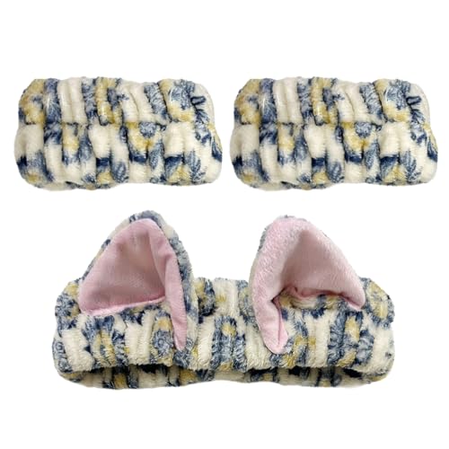 Plüsch-Katzenohr-Stirnbänder für Damen und Mädchen, schönes Haarband, Handgelenk-Waschband zum Waschen des Gesichts, tägliche Hautpflege, Make-up-Zubehör Plüsch-Katzenohr-Stirnbänder für Damen und Mädchen, schönes Haarband, Handgelenk-Waschband zum Waschen des Gesichts, tägliche Hautpflege, Make-up-Zubehör von MARCBUSE