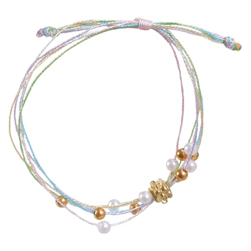 Stilvolle, handgefertigte bunte Freundschaftsarmbänder, verstellbar, handgewebt, für trendige Männer und Frauen, für den täglichen Gebrauch, handgefertigte Knöchelarmbänder von MARCBUSE