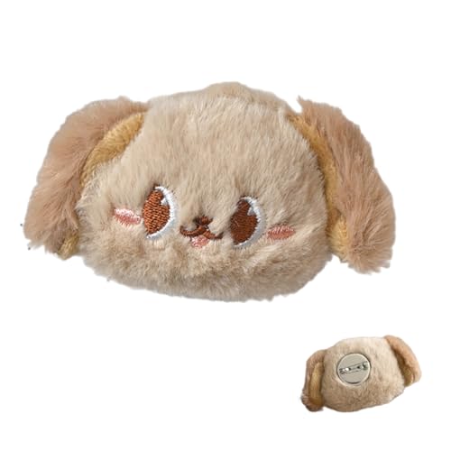 Sweet Puppy Hair Ornament Damen Haargummi Cartoon Haarteile Plüsch Brosche Haarspange für verschiedene Frisuren und Outfits Sweet Puppy Hair Ornament Damen Haargummi Cartoon Haarteile Plüsch Brosche Haarspange für verschiedene Frisuren und Outfits von MARCBUSE