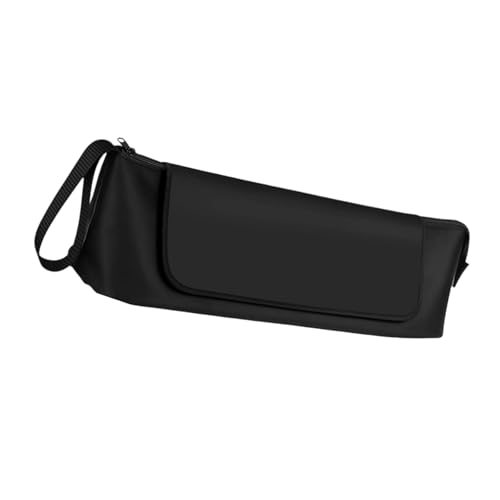 Tragbare Haartrockner-Organizer, große Kapazität, doppellagig, wasserabweisend, für Reisezubehör, Make-up-Tasche, Schwarz , Einheitsgröße von MARCBUSE