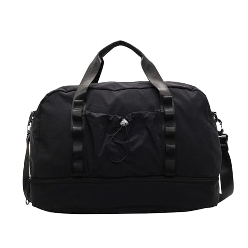 Wasserdichte Nylon-Reisetasche mit trockenen und nassen Fächern, Schultertasche, Crossbody-Tasche für Fitnessstudio, Reisen und Outdoor-Aktivitäten, mehrere Taschen, Fitnessstudio, Reisetasche von MARCBUSE