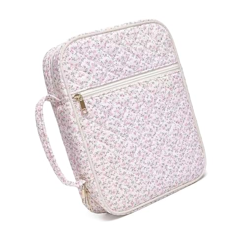 Wiederverwendbare Baumwolltasche, flaches Design, extra Stauraum, Arbeitszimmer, Zuhause, Reisen, gesteppte Tasche mit Stifthaltern, a, Einheitsgröße von MARCBUSE