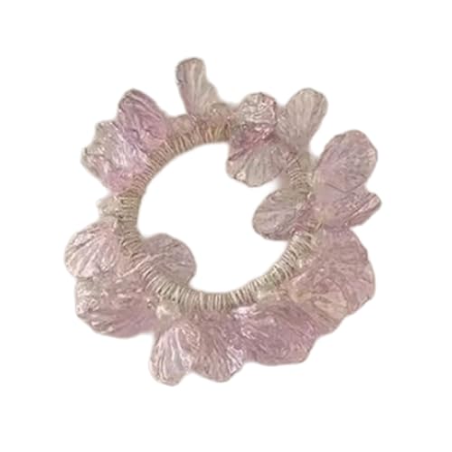 Zartes Haarband mit Muschelperlen und weichem Stoff-Design, Pferdeschwanzhalter für stilvolle Frisuren von MARCBUSE