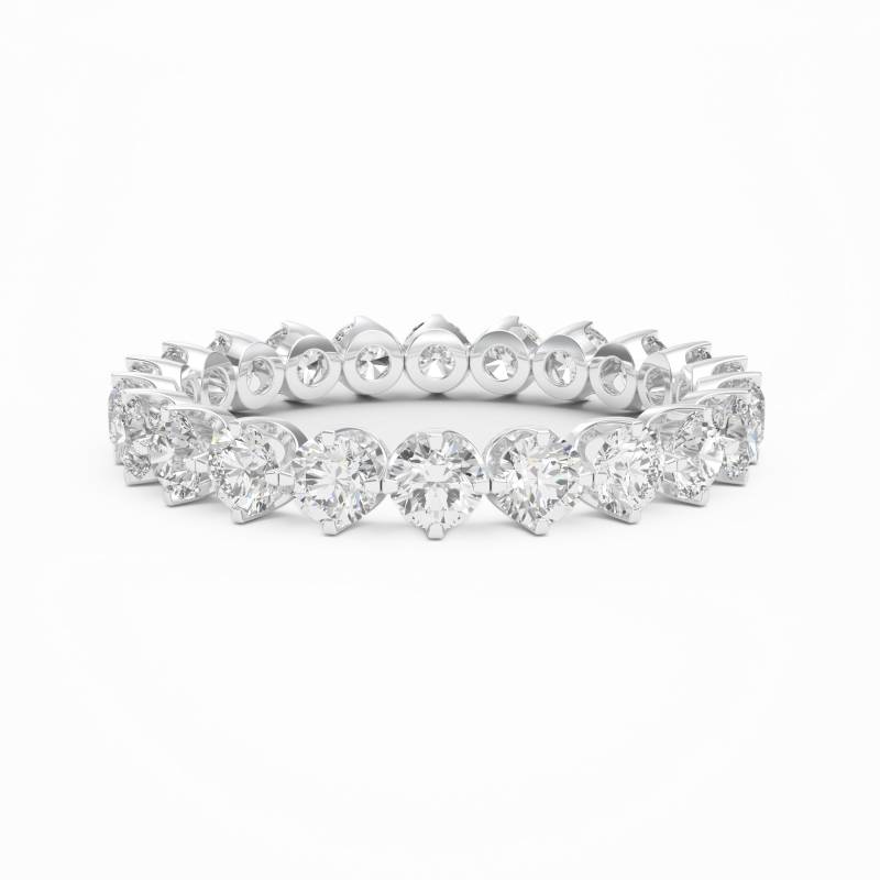 Diamant Rund Gold Eternity Ring von MARCELLORICCIOLONDON