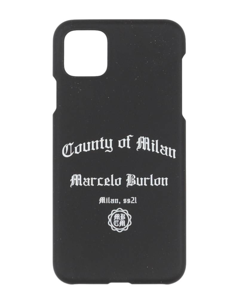MARCELO BURLON Cover & Hüllen Herren Schwarz von MARCELO BURLON