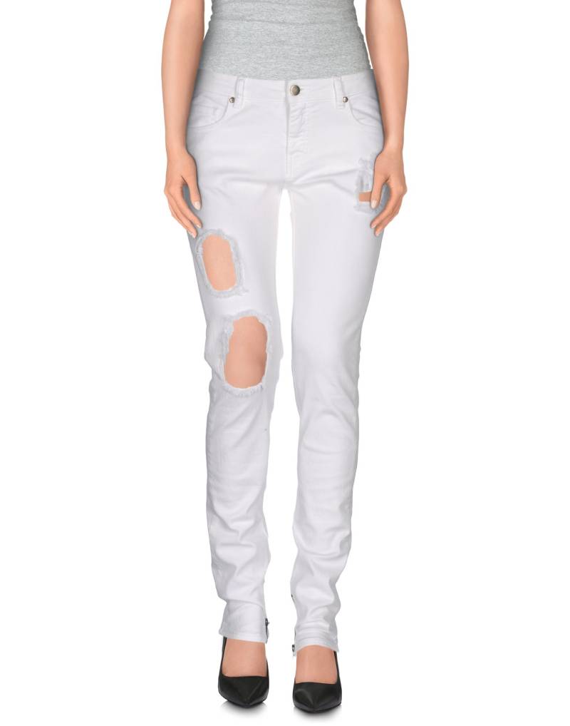 MARCELO BURLON Jeanshose Damen Weiß von MARCELO BURLON