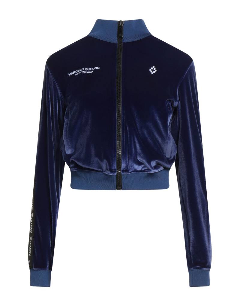 MARCELO BURLON Sweatshirt Damen Blau von MARCELO BURLON