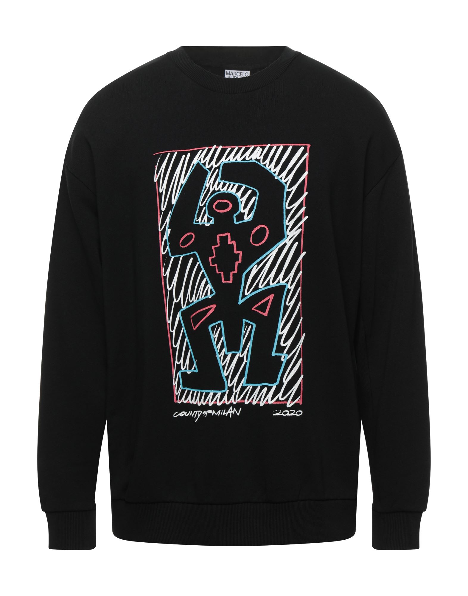 MARCELO BURLON Sweatshirt Herren Schwarz MARCELO BURLON Sweatshirt Herren Schwarz von MARCELO BURLON