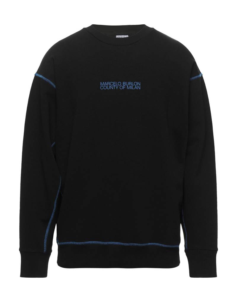 MARCELO BURLON Sweatshirt Herren Schwarz von MARCELO BURLON