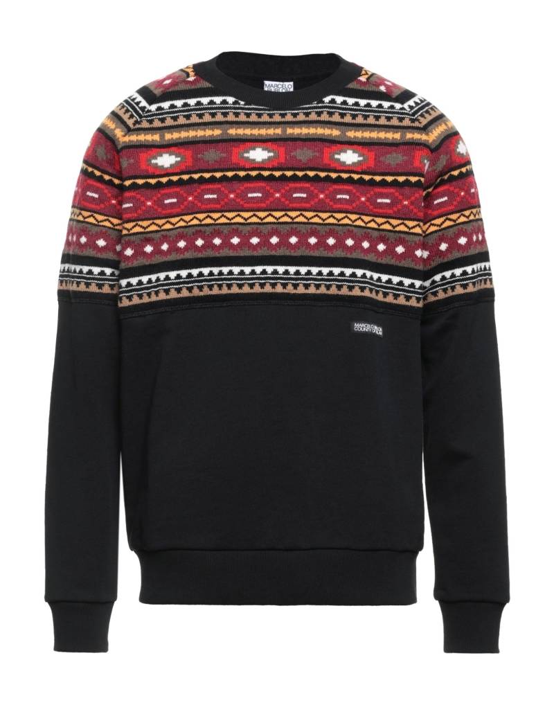 MARCELO BURLON Sweatshirt Herren Schwarz von MARCELO BURLON