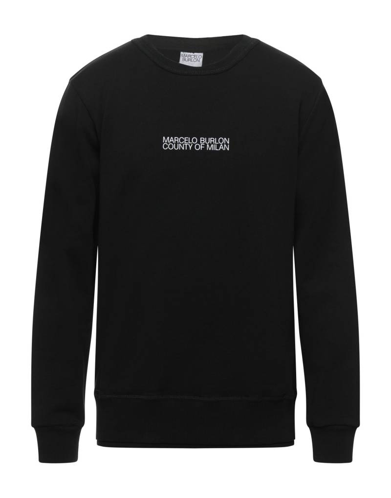 MARCELO BURLON Sweatshirt Herren Schwarz von MARCELO BURLON