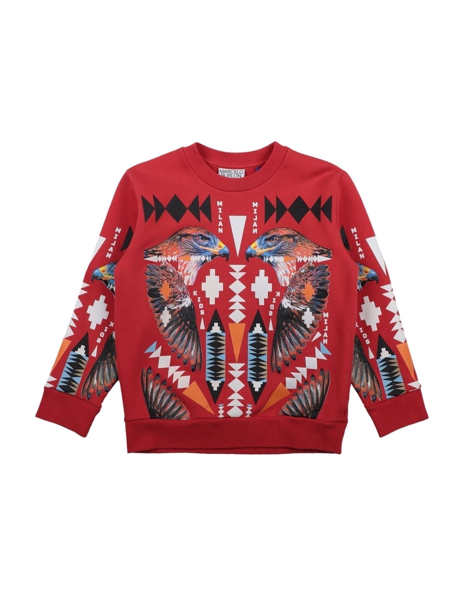 MARCELO BURLON Sweatshirt Kinder Rot MARCELO BURLON Sweatshirt Kinder Rot von MARCELO BURLON