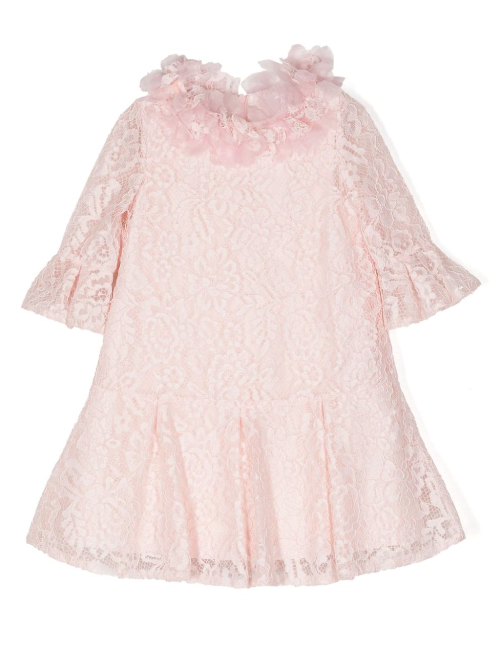 MARCHESA KIDS COUTURE corded-lace party dress - Rosa von MARCHESA KIDS COUTURE