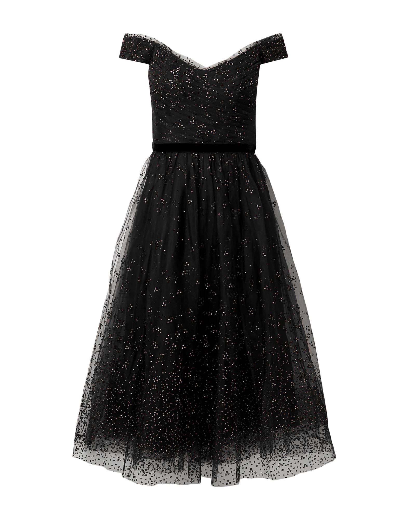 MARCHESA NOTTE Midi-kleid Damen Schwarz von MARCHESA NOTTE