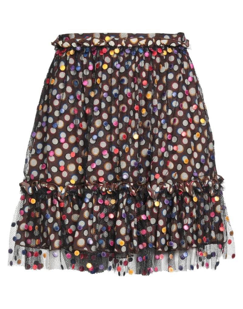 MARCO DE VINCENZO Minirock Damen Schokobraun von MARCO DE VINCENZO