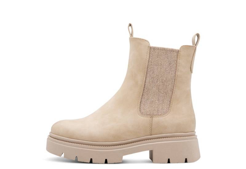 MARCO TOZZI Chelseaboots, Blockabsatz, Stiefelette, Herbstboots, Stretcheinsatz außen von MARCO TOZZI