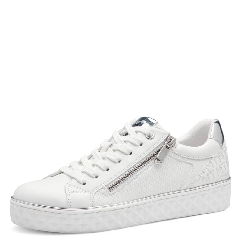 MARCO TOZZI - Da.-Schnürer white/silver - Gr. - 37 von MARCO TOZZI