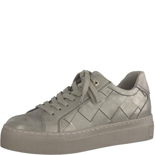 Marco Tozzi Damen 2-2-23702-29 Sneaker, Taupe MET. C, 38 EU von MARCO TOZZI