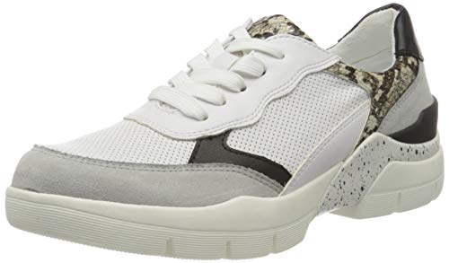 Marco Tozzi Damen 2-2-23712-34 Sneaker, Mehrfarbig (White/Snake 118), 39 EU von MARCO TOZZI