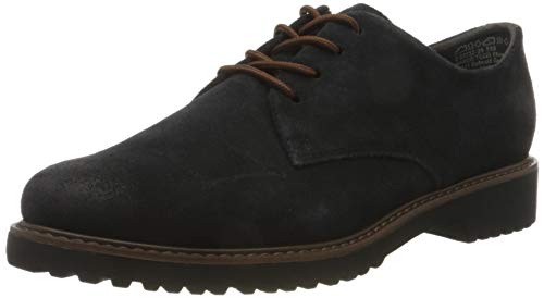 MARCO TOZZI Damen 2-2-23732-25 Leder Schnürhalbschuh Sneaker, DK.Navy Comb, 39 EU von MARCO TOZZI