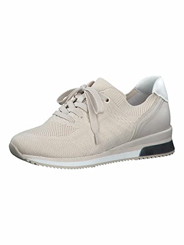 MARCO TOZZI Damen Sneaker, flacher Absatz, Wechselfußbett, weiches FEEL ME Fußbett, ideal für Business und Freizeit von MARCO TOZZI