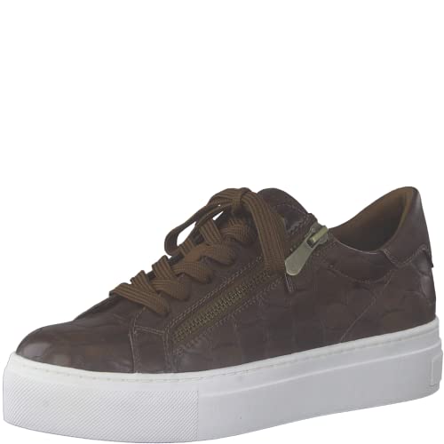 Marco Tozzi Damen 2-2-23764-29 Sneaker, Cognac STR.COM, 39 EU von MARCO TOZZI