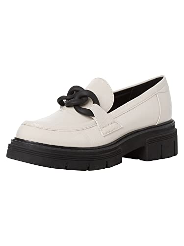 MARCO TOZZI Damen 2-2-24705-29 Flacher Slipper, Cream Pat Cb, 41 EU von MARCO TOZZI