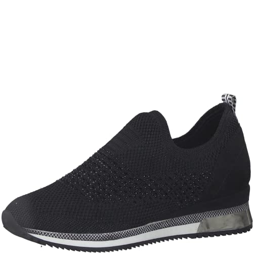 MARCO TOZZI Damen Sneaker, flacher Absatz, Wechselfußbett, weiches FEEL ME Fußbett, ideal für Business und Freizeit von MARCO TOZZI