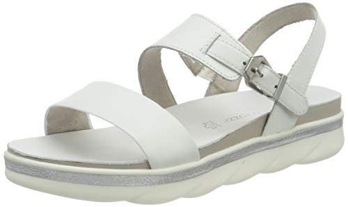 Marco Tozzi Damen 2-2-28511-24 Riemchensandalen, Weiß (White Nappa 113) von MARCO TOZZI