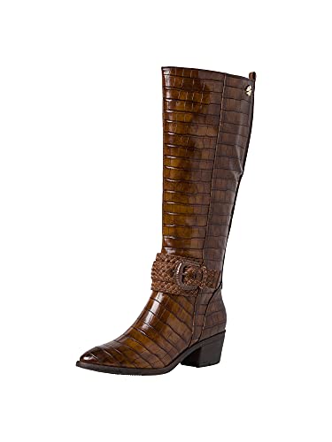 Marco Tozzi Damen by Guido Maria Kretschmer 2-2-85500-27 Mode-Stiefel, Cognac Croco, 39 EU von MARCO TOZZI