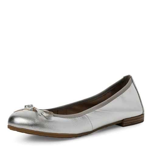 MARCO TOZZI Damen 2-22100-41 Ballerina, Silber, 40 EU MARCO TOZZI Damen 2-22100-41 Ballerina, Silber, 40 EU von MARCO TOZZI