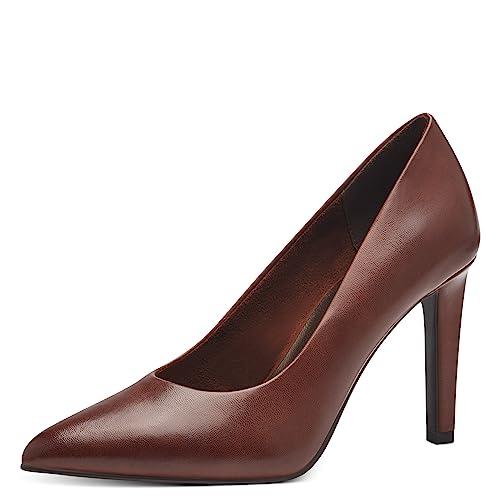 MARCO TOZZI Damen Pumps Spitz Elegant, Braun (Cognac), 36 von MARCO TOZZI