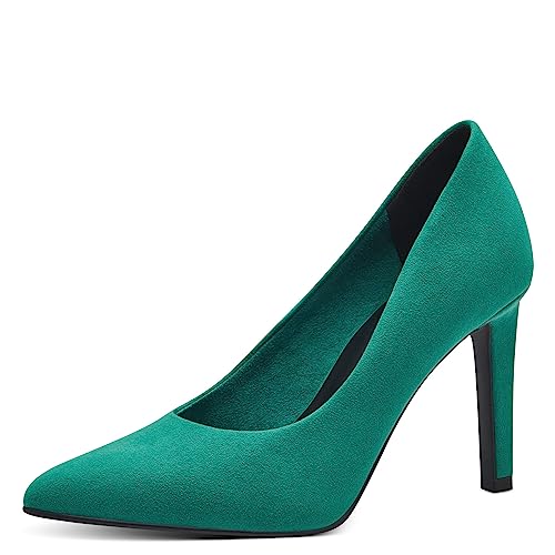 MARCO TOZZI Damen Pumps Spitz Elegant, Grün (Emerald Green), 38 von MARCO TOZZI