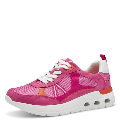 MARCO TOZZI Damen Sneaker flach mit Schnürsenkeln Chunky-Sohle, Rosa (Pink Comb), 41 EU MARCO TOZZI Damen Sneaker flach mit Schnürsenkeln Chunky-Sohle, Rosa (Pink Comb), 41 EU von MARCO TOZZI