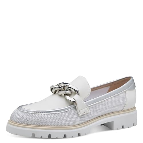 MARCO TOZZI Damen Slipper Elegant Vegan, Weiß (White Comb), 40 EU MARCO TOZZI Damen Slipper Elegant Vegan, Weiß (White Comb), 40 EU von MARCO TOZZI