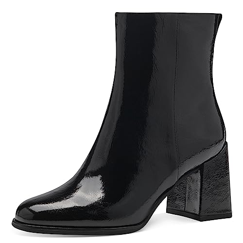 MARCO TOZZI Damen Stiefeletten mit Absatz Elegant, Schwarz (BPatent), 36 von MARCO TOZZI