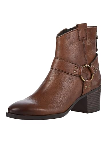MARCO TOZZI Damen Stiefeletten mit Absatz aus Leder mit Reißverschluss, Braun (Cuoio), 37 EU MARCO TOZZI Damen Stiefeletten mit Absatz aus Leder mit Reißverschluss, Braun (Cuoio), 37 EU von MARCO TOZZI