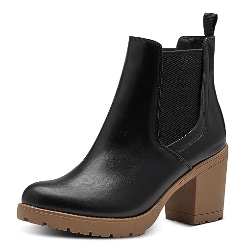 MARCO TOZZI Damen 2-25414-41 Chelsea, Black/Nature, 38 EU von MARCO TOZZI